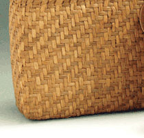 山葡萄バッグ中/削皮 内布/かぶせ付き