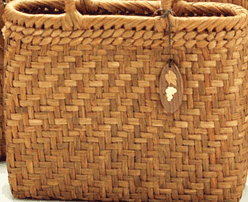 山葡萄バッグ小/削皮 内布/かぶせ付き