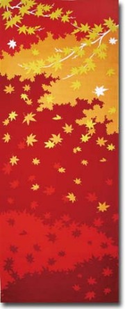 四季彩布てぬぐい紅葉（11月）
